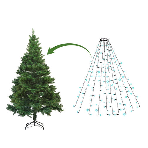 58931 • LED vianočný strom - 1,9 m - 120 LED, studená biela - IP44