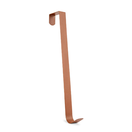 59005 • Jesenná dekorácia - držák na dverový veniec - 30 cm - kov - matná hnedá