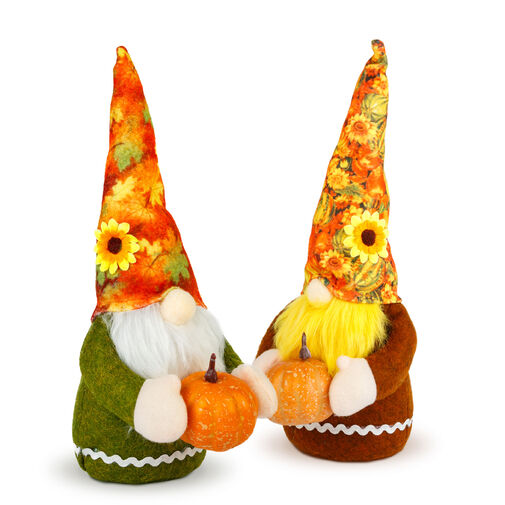 59032 • Jesenná dekorácia - trpaslík s tekvicou - 2 druhy - 35 x 13 x 13 cm