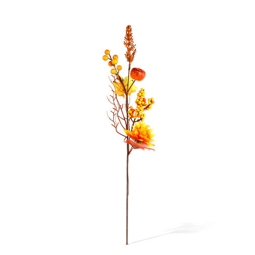 59039 • Jesenná dekorácia - vetva s bobuľami - 2 druhy - 62 cm  