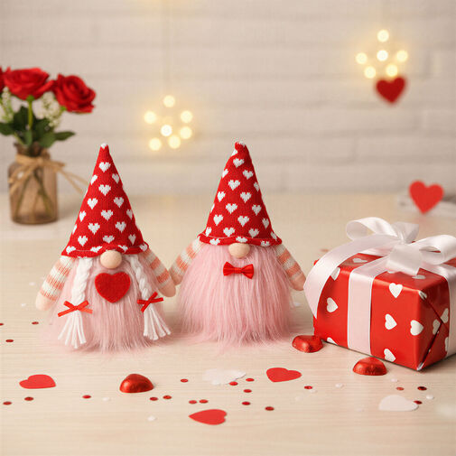 59504 • Textilná dekorácia - škriatok - 20 x 13 x 9 cm - 2 druhy