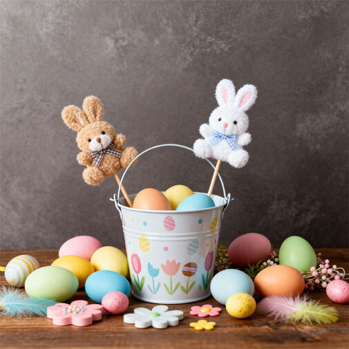 59509 • Zapichovacia dekorácia - zajačik - 50 x 12 cm - 4 druhy