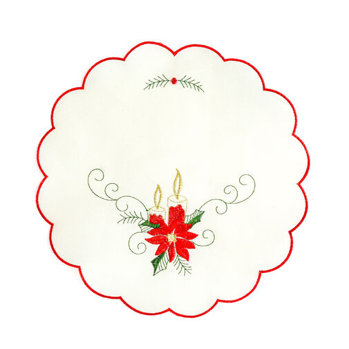59723 • Vianočný obrus - vyšívaný - 29 cm - 3 druhy