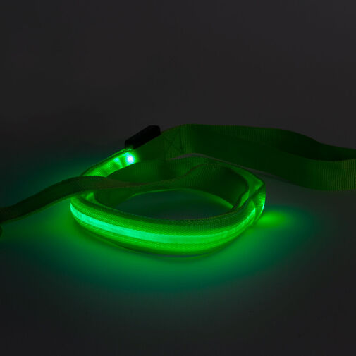 60026C • LED vodítko - s akumulátorom -  120 x 2,5 cm - zelené