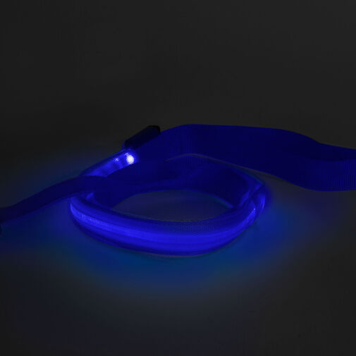 60026D • LED vodítko - a akumulátorom - 120 x 2,5 cm - modré