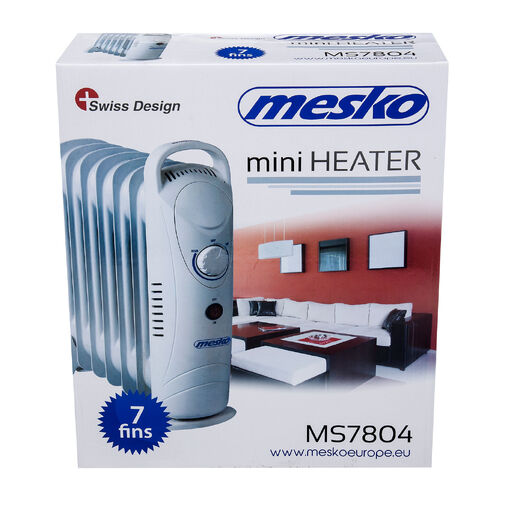 AD7804 • Mesko ohrievač olejový radiátor - 220-240 V - 700 W - 7 lamiel