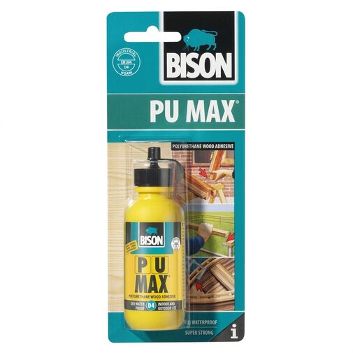B16911 • BISON polyuretánové lepidlo na drevo, interiér/exteriér D4, 75 g