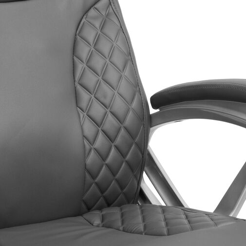 BMD1108GY • Prémiová kancelárska stolička - sivá