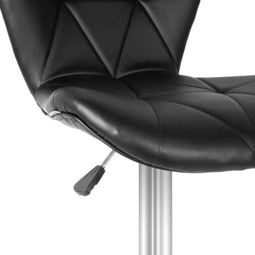 BMD1113 • Barová stolička - čierna - 46 x 38 cm / 42 x 30 cm