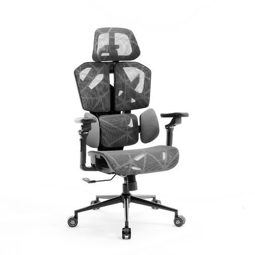 BMD1123GY • TitanMesh Pro kancelárska otočná stolička s bočnými vankúšmi - sivá - 119 x 72 x 73 cm