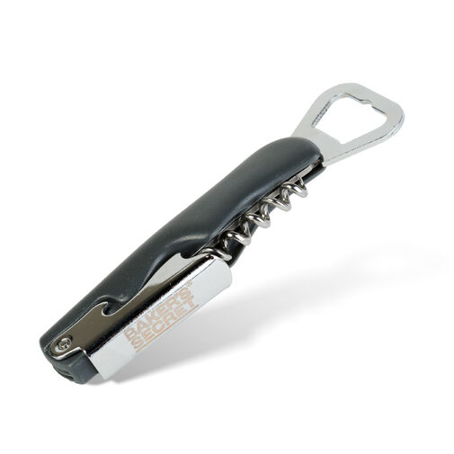 BS40019 • Baker's Secret – multifunkčný kuchynský otvárač – kov – 13,6 cm
