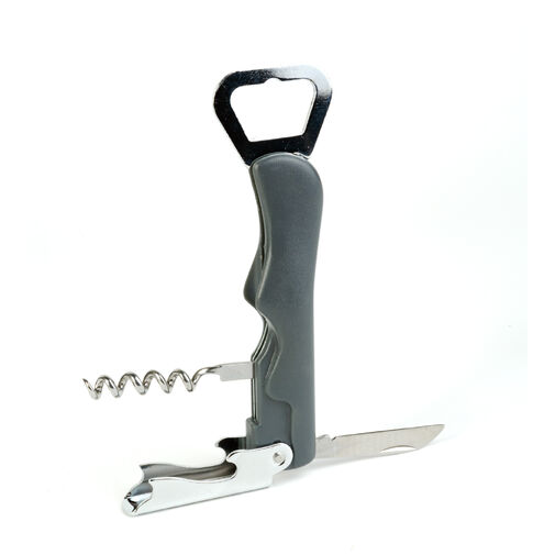 BS40019 • Baker's Secret – multifunkčný kuchynský otvárač – kov – 13,6 cm