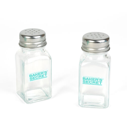 BS40149 • Baker's Secret – sada soľničky a koreničky – sklo – 9,2 cm – 2 ks / sada