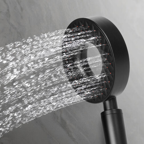 BW3013 • Ergonomická sprchovacia hlava - 3 funkcie - matná čierna