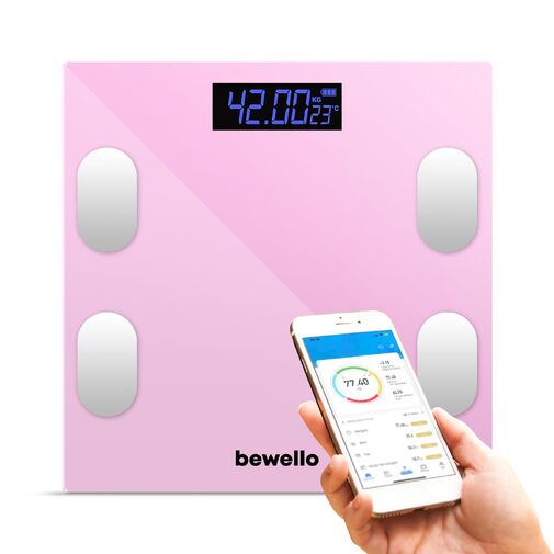 BW3015 • Smart osobná váha - 180 kg - na batérie - sklo