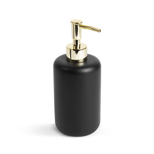BW3020A • Ručný dávkovač mydla - matná čierna / lesklá zlatá