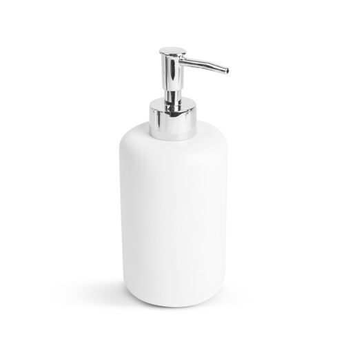 BW3021A • Ručný dávkovač mydla - matná biela / lesklá strieborná 