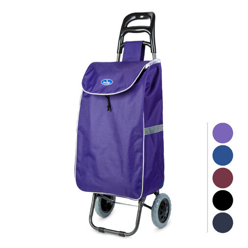 BW3054A • Vyťahovacia nákupná taška na kolieskach - 5 farieb - 100 x 36 x 25 cm - polyester - max 30 kg