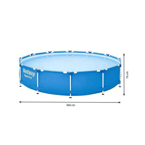 DA00136 • Bazén s pevnou stenou s filtrom na cirkuláciu vody - 366 x 76 cm - 6473 litrov