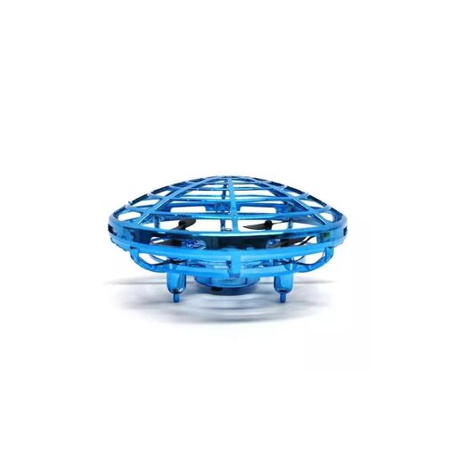 DA00149 • UFO drón lietajúca detská hračka – s LED svetlom, na batériu – 11 x 11 x 4 cm
