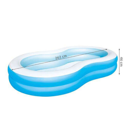 DA00319 • Nafukovací bazén - 262 x 157 x 46 cm - 544 litrov