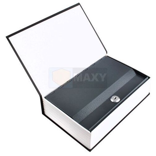 DA00338 • Trezor – v dizajne knihy – 24 x 15,5 x 5,5 cm – čierny