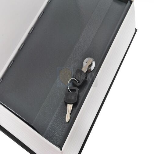 DA00338 • Trezor – v dizajne knihy – 24 x 15,5 x 5,5 cm – čierny