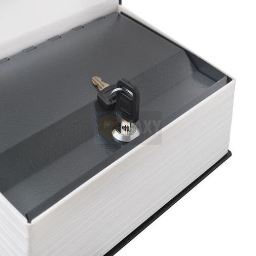 DA00338 • Trezor – v dizajne knihy – 24 x 15,5 x 5,5 cm – čierny