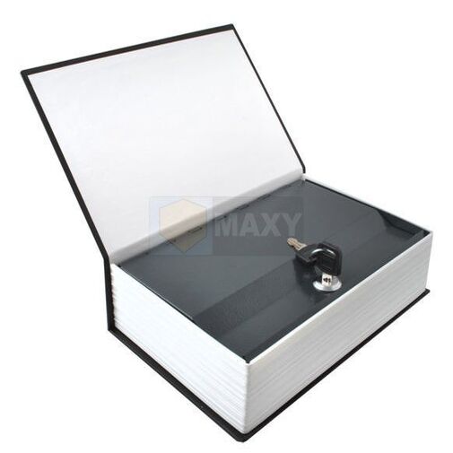 DA00338 • Trezor – v dizajne knihy – 24 x 15,5 x 5,5 cm – čierny
