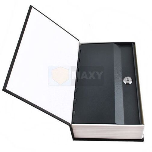 DA00338 • Trezor – v dizajne knihy – 24 x 15,5 x 5,5 cm – čierny