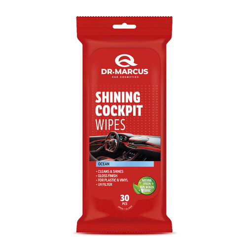 DRM76432 • Dr. Marcus TITANIUM – obrúsky na ošetrenie palubnej dosky – lesklé – Ocean – 30 ks