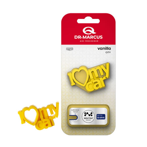 DRM76933 • Dr. Marcus CITY I LOVE MY CAR VANILLA Osviežovač vzduchu