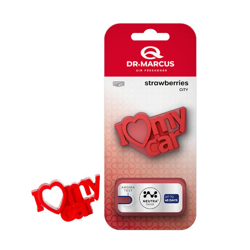 DRM76936 • Dr. Marcus CITY I LOVE MY CAR STRAWBERRIES Osviežovač vzduchu