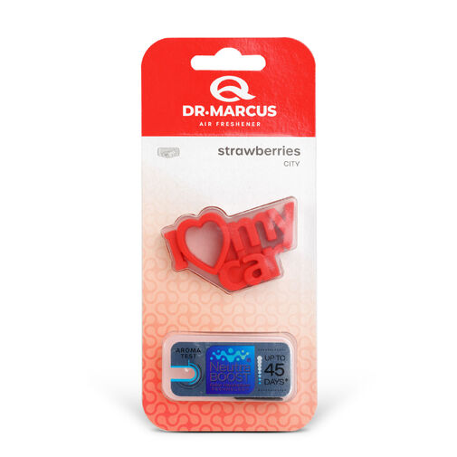 DRM76936 • Dr. Marcus CITY I LOVE MY CAR STRAWBERRIES Osviežovač vzduchu