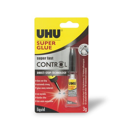 U36015 • UHU Super Glue sekundové lepidlo 3 g liquid