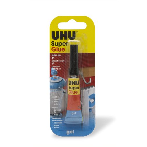 U36690 •  UHU Super super glue sekundové lepidlo 2 g gél