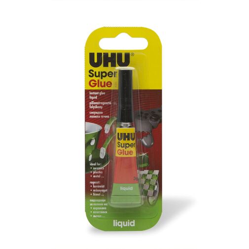 U36700 • UHU Super Glue sekundové lepidlo 3 g liquid