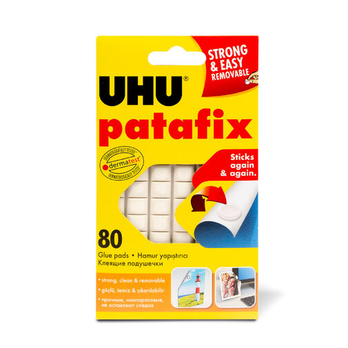 U39125 • UHU Patafix biela lepiaca guma - 80 ks / balenie