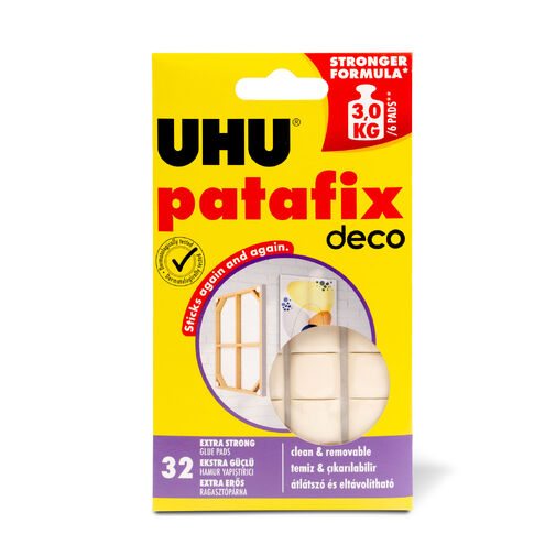 U40660 • UHU Patafix homedeco - biela lepiaca guma - 32 ks / balenie